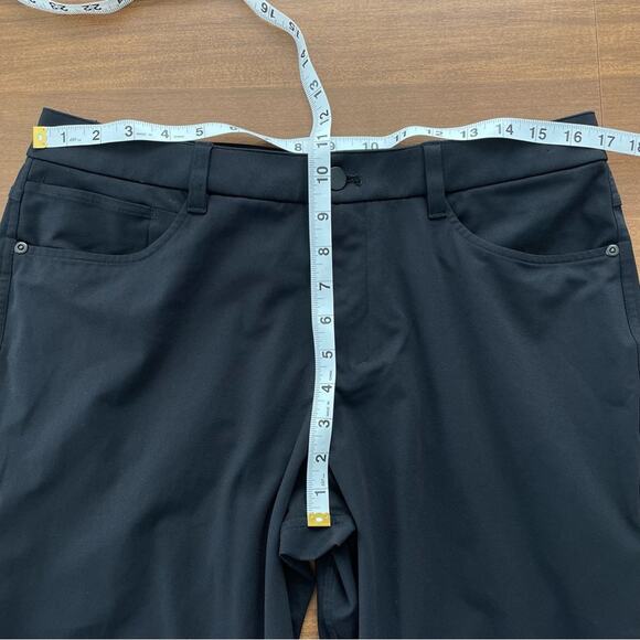 Lululemon | Men’s ABC Slim-Fit 5 Pocket Pant Warpstreme Black Business Casual 32 - Picture 9 of 10